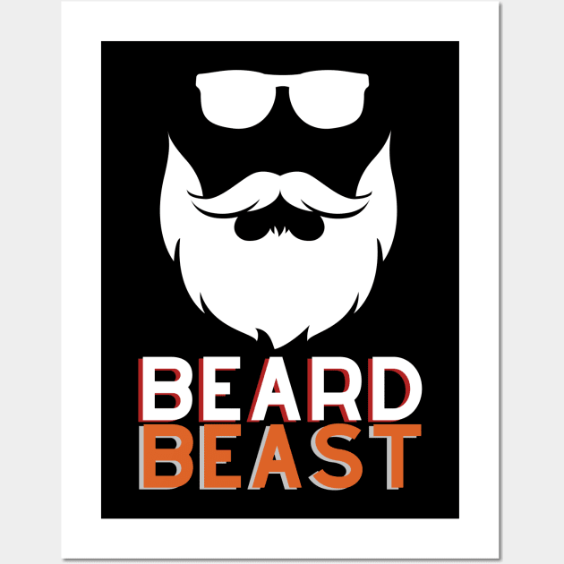 Beard Beast Wall Art by Truly